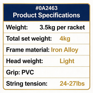 <span class=keywords><strong>Kit</strong></span> de <span class=keywords><strong>badminton</strong></span> en gros pour 2/4 joueurs avec raquettes à manche en acier, poignée en PVC rigide, <span class=keywords><strong>kit</strong></span> de <span class=keywords><strong>jeu</strong></span> d'extérieur durable, volants personnalisables - Product Image 5