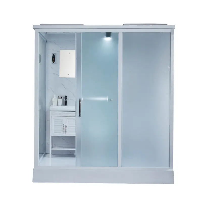 XNCP Modern Complete Integrated Prefab Bathroom Unit Prefabricated Modular Shower Cubicle with Toilet Integrated shower cubicle