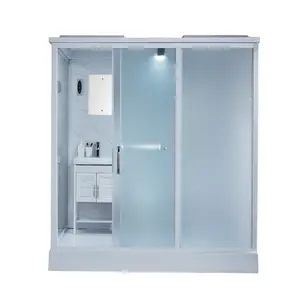 XNCP Unité de salle de bain moderne complète intégrée préfabriquée Cabine de douche modulaire préfabriquée avec toilette Cabine de douche intégrée