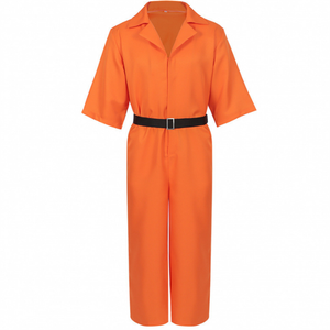 <span class=keywords><strong>Luigi</strong></span> American Prison Service Recluso Anime Cosplay disfraz para niños Halloween fiesta traje poliéster Unisex - Product Image 2