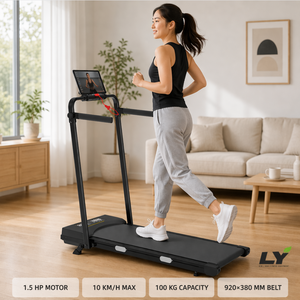 Caminadora Eléctrica <span class=keywords><strong>Plegable</strong></span> de 1.5HP, Ultrafina, Mini, Compacta, para Casa u Oficina, con Control Remoto y Pantalla LED - Product Image 2