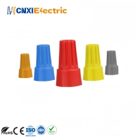 Terminales de la serie CNXI SP, conectores de plástico coloridos, tuerca de alambre atornillable, terminales giratorios de extremo cerrado de cable de inserción rápida