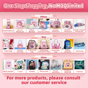 Custom Oversized Cartoon Anime Character Canvas <strong>Bag</strong> <strong>Animal</strong> Shape Pattern Big Head Tote <strong>Bags</strong> <strong>Designing</strong> - Product Image 3