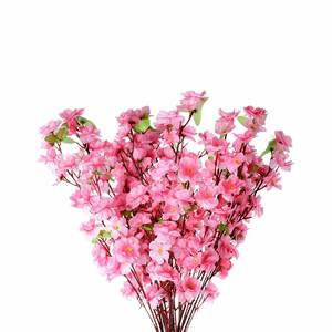 Ramas de Flores de Cerezo Artificiales de Seda para el Día de la Madre y Decoraciones de Boda - Product Image 1