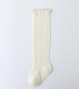 Mùa hè mỏng lưới thoáng khí bé Ruffle đầu gối vớ cao sơ sinh bé không xương cotton vớ bé gái ren công chúa vớ - Product Image 3