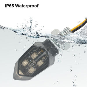 Luz Trasera LED Universal Mini de 12V para Motocicleta, Color Ámbar, 5 Lentes de Plástico, Repuesto - Product Image 2