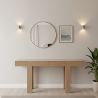 Table d'entrée multifonctionnelle moderne et écologique de haute qualité pour la maison, le salon ou l'hôtel, facile à assembler, en MDF, certifiée BSCI-FSC, OEM