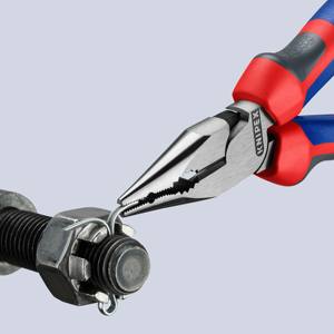 Alicates combinados Knipex 3 en 1 de acero al cromo vanadio con mordaza dentada y punta puntiaguda de grado industrial - Product Image 1