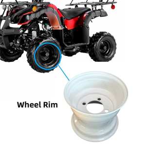 Aro de Roda de Ferro de Quatro Furos 8x7 para Veículos Off-Road e Pneus de Carrinhos de Golfe com 1 Ano de Garantia - Product Image 5