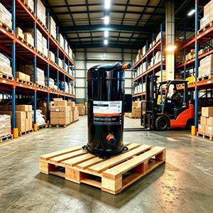 คอมเพรสเซอร์แบบสกรอลล์ ZP154KQE 12 โวลต์ สำหรับเปลี่ยนซ่อมเครื่องปรับอากาศและเครื่องทำความเย็น - Product Image 1