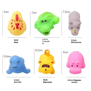 Juguetes de Baño Flotantes con Sonido para Niños en Edad Preescolar, Juguetes de Goma con Forma de Animales para el Baño, para Niños Pequeños - Product Image 5
