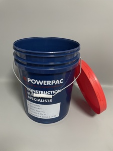 Seau plastique rond et bleu de 20 l, couvercle et poignée imprimés, <span class=keywords><strong>tambour</strong></span> vide de haute qualité, livraison gratuite - Product Image 3