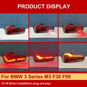 J ONE Nuevo Artículo GTS Luces Traseras con Diseño de Escamas de Dragón para <span class=keywords><strong>BMW</strong></span> Serie 3 M3 F30 F80 2012-2019 Luces Traseras LED Personalizadas - Product Image 2
