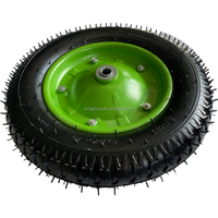 NSPM7002 3.25-8 Outils de jardinage Pneus en gros Petite brouette gonflable en caoutchouc Pneu pneumatique en caoutchouc Roues de chariot à main