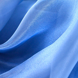 Mềm Đa Soild Màu Khăn Choàng Khăn Cho Phụ Nữ Cao Slit Voan 100% <span class=keywords><strong>Polyester</strong></span> Organza Vải Cho Ăn Mặc - Product Image 3