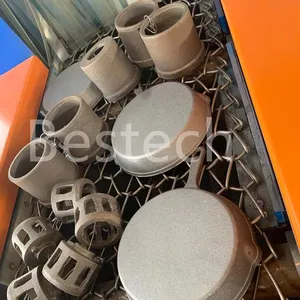 Aluminum Products Mesh Belt Conveyor Shot Blasting Machine