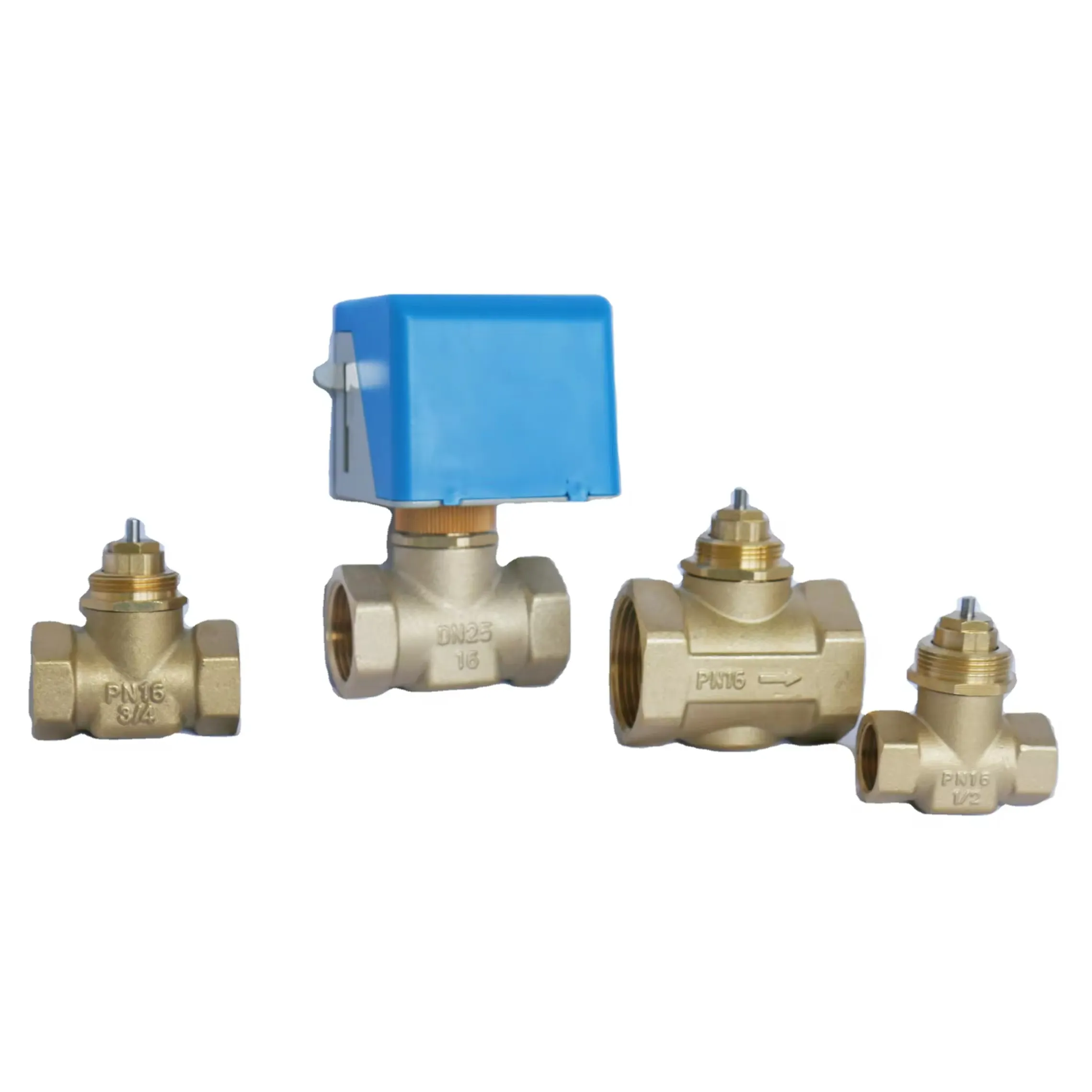 High Quality Motorized Globe Valve Control Valve DN25 1in Made from Durable Brass and Plastic Supports