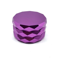 Broyeur personnalisé en alliage de Zinc, 4 parties, broyeur d'herbe, accessoires de fumage d'herbes, 60MM, offre spéciale