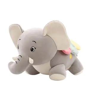 Factory Price Custom OEM 22cm-50cm Cute Elephant Plush Toy With Wing Dumbo Stuffed Animal Plush Toy Elephant Peluche Toy