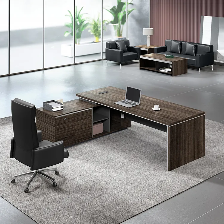 China Manufacturers Office Furniture Manager Desk Popular Office Modern Wooden Table Ceo Executive Desk