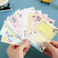 60 pièces par paquet de notes autocollantes Meow Cute, marqueurs détachables de style dessin animé pour agenda