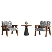 Fauteuil en bois d'occasion à une place, design artistique, pour hôtel, maison d'hôtes, réception, salon de thé commercial, ensemble de sièges.