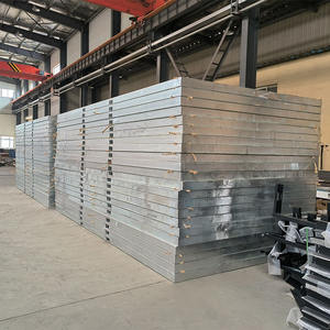 Pièces galvanisées à chaud d'usine ISO9001 Cadre de fabrication en acier Services de soudage de métaux lourds Fabrication de tôle personnalisée - Product Image 3