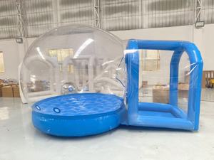 Maison à bulles <span class=keywords><strong>gonflable</strong></span> de couleur personnalisée, tente à bulles transparente <span class=keywords><strong>gonflable</strong></span> pour fête en plein air - Product Image 3