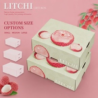 Boîte-cadeau pour fruits lychee, emballage pour produits frais, emballage cadeau en gros