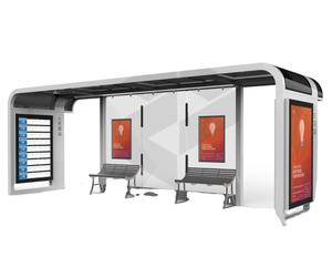 Abay-Bus retire publicitaire pour autobus de bus, avec boîte à lumière, design numérique, station de Bus intelligente, abri, ville - Product Image 1