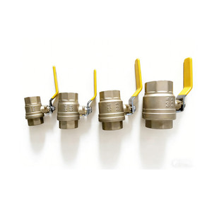 Valvola in ottone NPT a passaggio intero da 1-1/4 pollici per assemblaggio in camion 600WOG - Product Image 2
