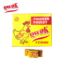 Cubes de bouillon de poulet HALAL, cubes d'assaisonnement, marques de cubes de bouillon