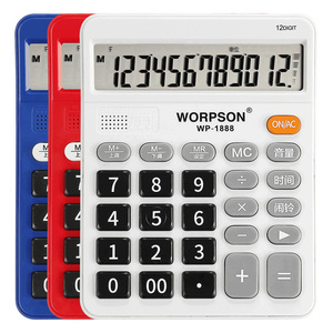Calculadora personalizada de fábrica con transmisión de voz Calculadora de pantalla grande Logotipo personalizado <span class=keywords><strong>Contabilidad</strong></span> <span class=keywords><strong>financiera</strong></span> en color - Product Image 1