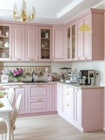 Panneaux de porte d'armoire murale de cuisine modulaire ignifuges, écologiques, en bois massif, modernes et personnalisables haut de gamme Chuangguan