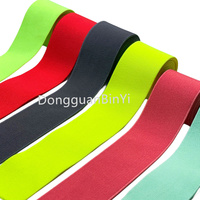 En stock 140 + couleurs 1-6CM personnalisé armure toile en nylon doux tissé sangle élastique ceinture pour vêtements de yoga