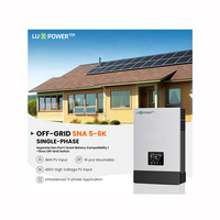 Système d'énergie solaire domestique 50HZ/60HZ Luxpower 5KW Inverter hors réseau avec contrôleur MPPT