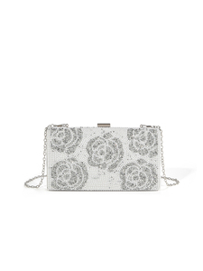 Sacs de soirée de luxe Bell de haute qualité à motif carré pour femmes, sacs à bandoulière, sacs sous le bras, ensembles de chaussures de créateur de marque pour mariage - Product Image 5