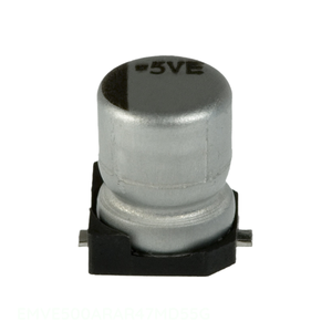 Condensateur SMD à montage en surface EMVE500ARAR47MD55G 0,47 µF CAP ALUM 0,47 µF 20% 50V, Distributeur agréé - Product Image 1