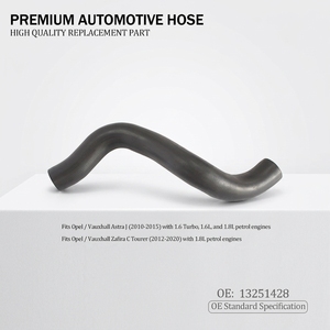 Tuyau de refroidisseur intermédiaire haute pression OE 13251428 en caoutchouc EPDM pour Opel Vauxhall <span class=keywords><strong>Astra</strong></span> <span class=keywords><strong>J</strong></span> Zafira C Tourer, tube d'admission d'air - Product Image 1