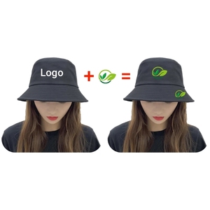 JX Tất Cả Cotton Tùy Chỉnh Xô Mũ Bán Buôn Thêu Logo Rộng vành Trống Ngư Dân Mũ Giản Dị Đồng Bằng Xô Mũ - Product Image 6