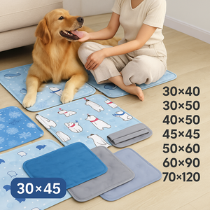 OEM Thick Pet Cooling <span class=keywords><strong>Gel</strong></span> <span class=keywords><strong>Mat</strong></span> Zusammen klappbare und rutsch feste Katzen-und Hunden est Langlebige und kunden spezifische Größen für den Sommer - Product Image 5