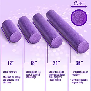 Wholesale Foam Roller Fitness Body Building Deep Tissue Massage Yoga EPP/eva Foam Roller Set Training For Ink Roller