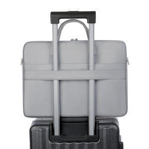 Sac pour ordinateur portable en Polyester résistant aux chocs, Portable, léger, pour femmes et hommes, 14 pouces, grande capacité, sacoche moderne pour femmes, porte-documents étanche - Product Image 5