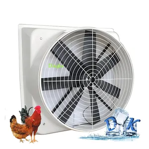 China Supplier poultry farm three nylon fiber blades anti-corrosion Fiberglass FRP Ventilating axial cooling Exhaust Fan