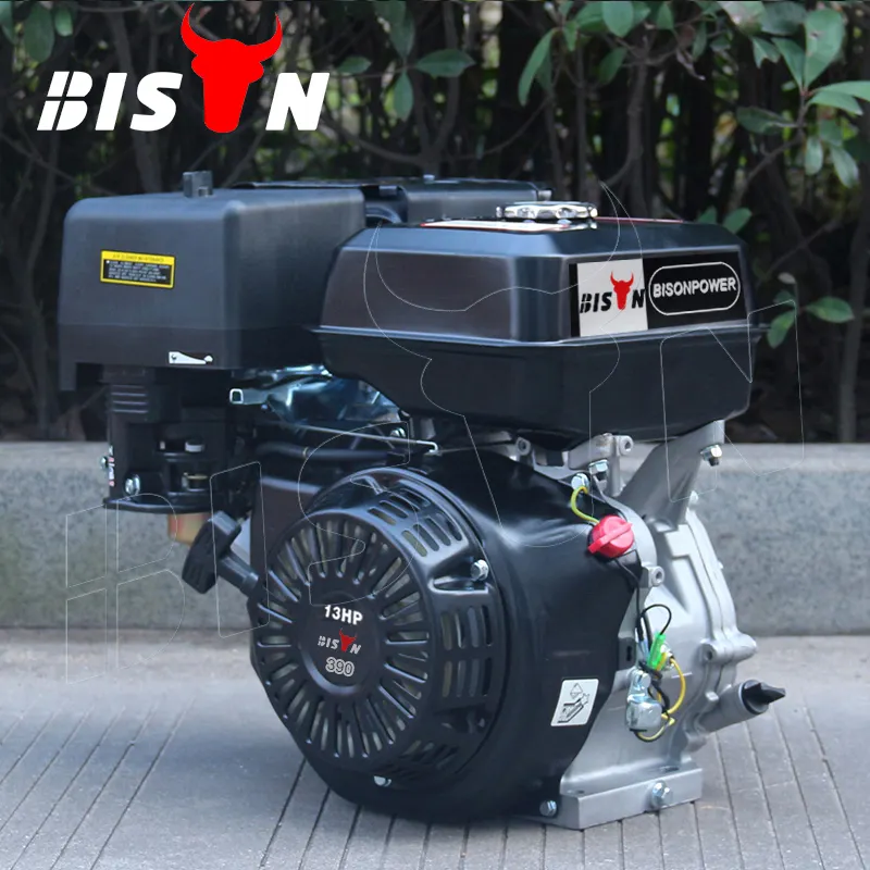 BISON (จีน) มอเตอร์ Gasolina BS390 188F 13Hp เครื่องยนต์เบนซิน390Cc เครื่องยนต์คลัทช์แรงเหวี่ยง