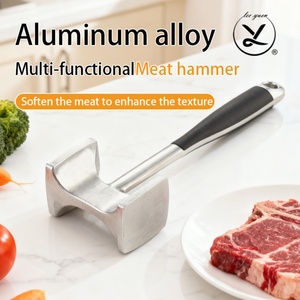 Marteau tende-viande en métal double face robuste, outil de cuisine durable pour hôtels, maisons et restaurants - Product Image 2