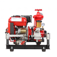 Pompa Air mesin bensin kecil 7HP portabel, mesin bensin kualitas kecil tahan api