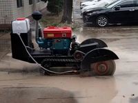 Machine à rainurer le béton sur chenilles pour asphalte routier, la plus vendue, profondeur de coupe 50 cm