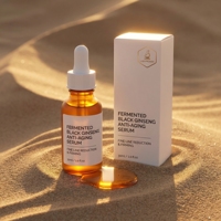 Sérum de ginseng fermenté rechargeable écologique, emballage durable, essence anti-âge, soin de la peau de luxe, fourniture directe usine verte