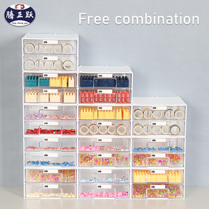 Tengzhengyue Multi-Lưới Dày Nhựa Máy Tính Để Bàn Hộp Lưu Trữ Tổ Chức Ngăn Kéo Cho Văn Phòng Và Hộ Gia Đình Nhỏ Các Mặt Hàng Lưu Trữ - Product Image 4